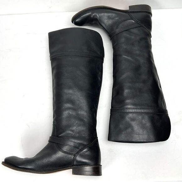 FRYE Shirley 77745 Riding Equestrian
Tall Black Leather Size 8 - Picture 7 of 16